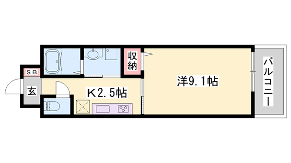 グレイスフル・Kの物件間取画像